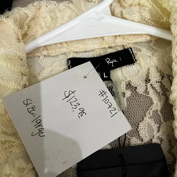 Ryu Lace Jacket in Cream - Picture 3 of 3